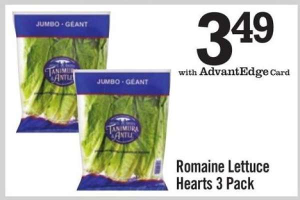 Romaine Lettuce Hearts 3 Pack