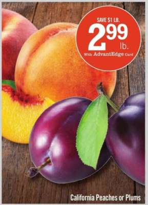California Peaches or Plums