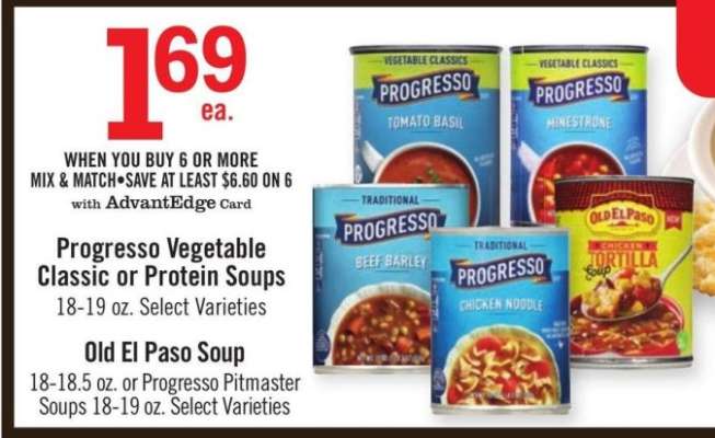 Progresso Vegetable Classic or Protein Soups