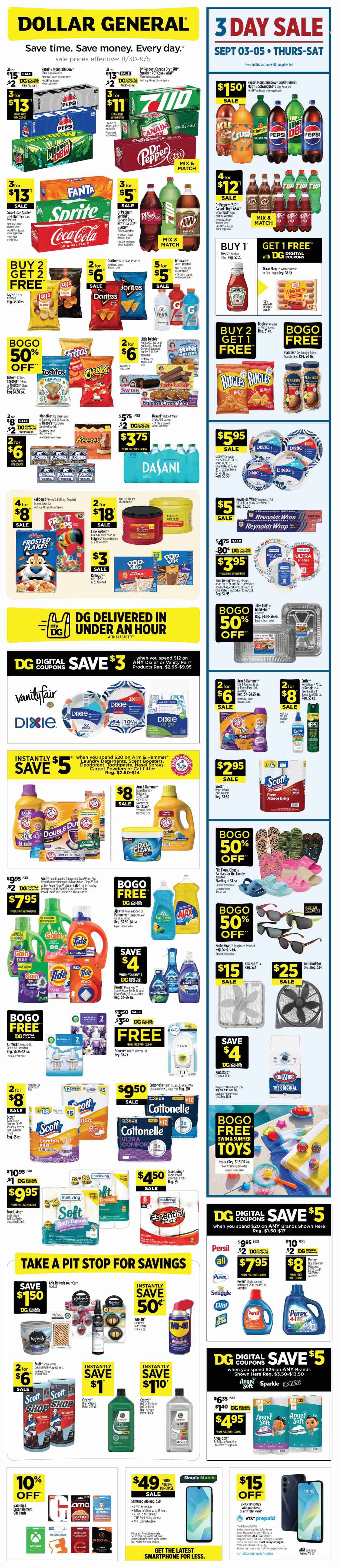 Dollar General ad - 08/30/2026 - 09/05/2026. Page 1