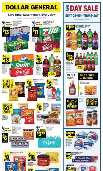 Dollar General Flyer - 08/30/2026 - 09/05/2026.
