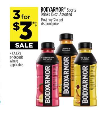 BODYARMOR Sports Drinks 16 oz. Assorted