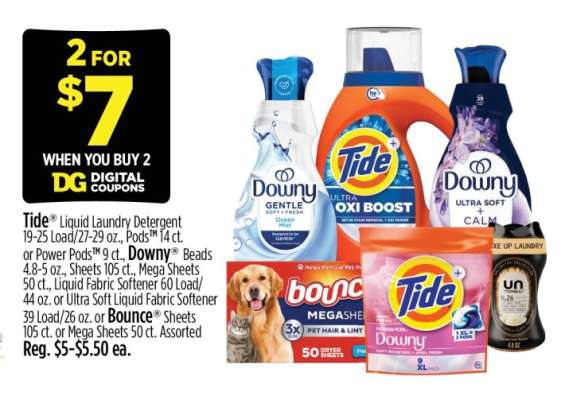 Tide, Downy or Bounce
