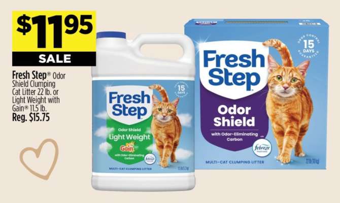 Fresh Step® Odor Shield Clumping Cat Litter