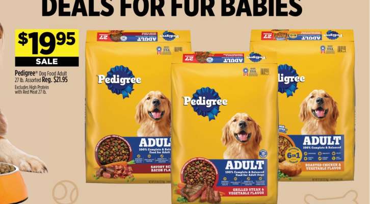 Pedigree Dog Food Adult 27 lb Assorted