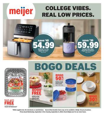 Meijer Flyer - 09/02/2026 - 09/08/2026.