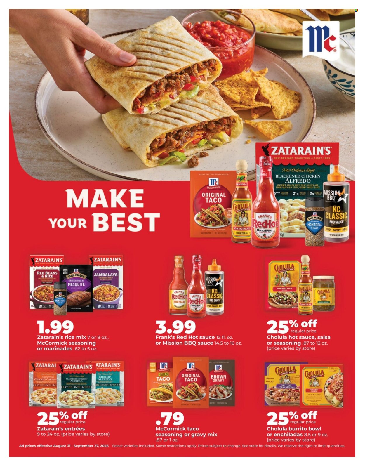 Hy-Vee ad - 08/31/2026 - 09/27/2026. Page 11