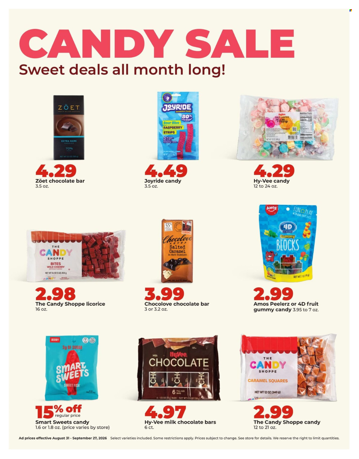 Hy-Vee ad - 08/31/2026 - 09/27/2026. Page 15