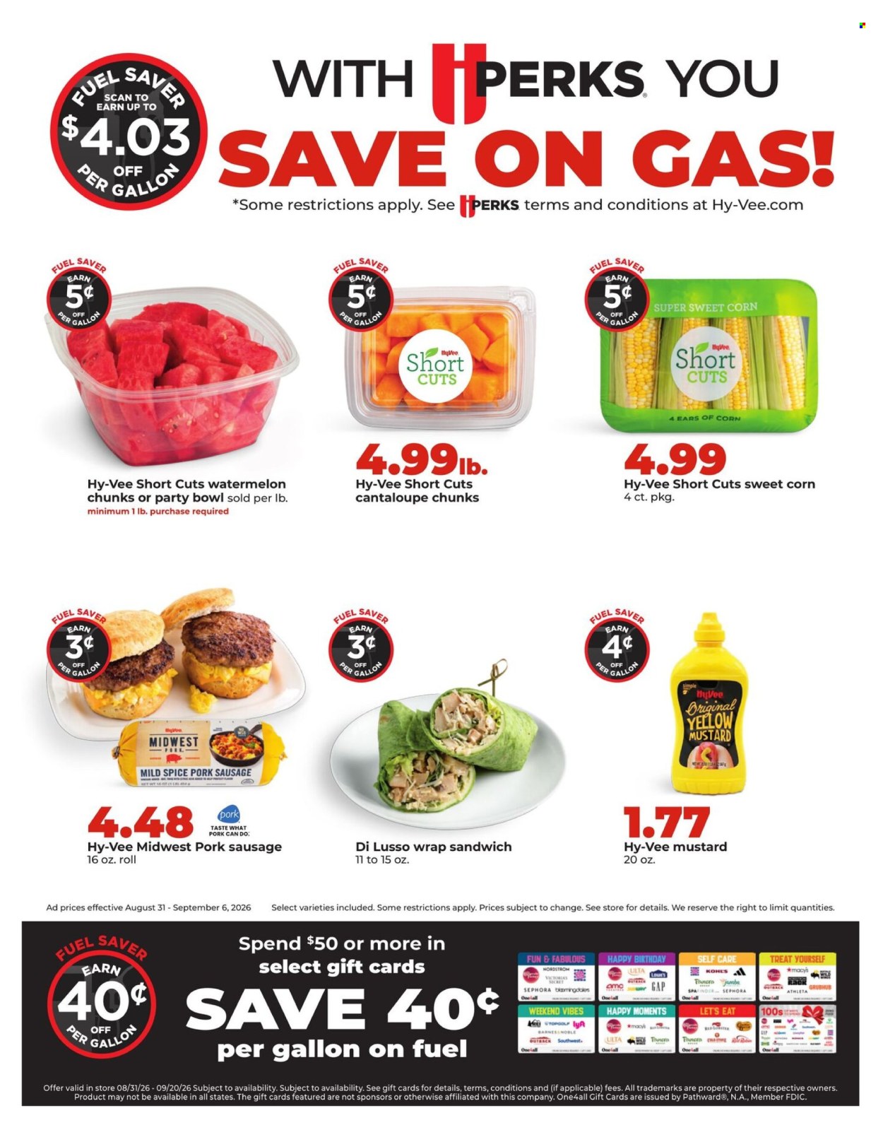 Hy-Vee ad - 08/31/2026 - 09/06/2026. Page 13