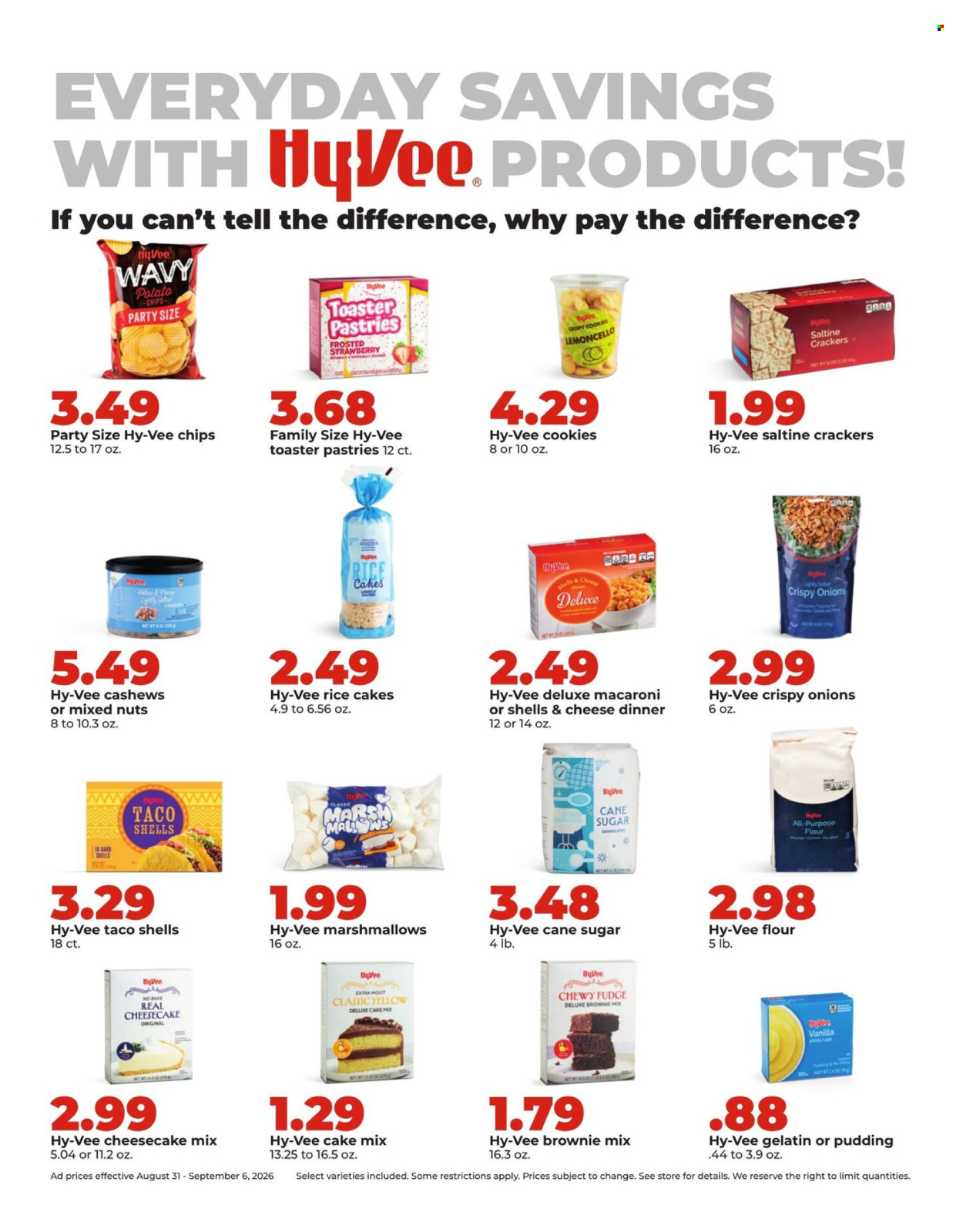 Hy-Vee ad - 08/31/2026 - 09/06/2026. Page 20