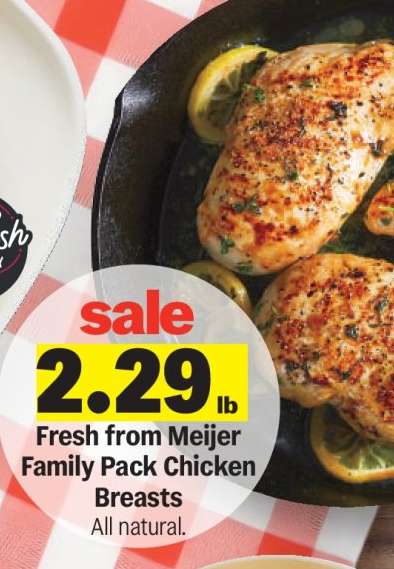 Fresh from Meijer Family Pack Chicken Breasts