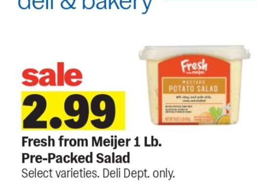 Fresh from Meijer 1 Lb. Pre-Packed Salad