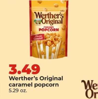 Werther’s Original caramel popcorn