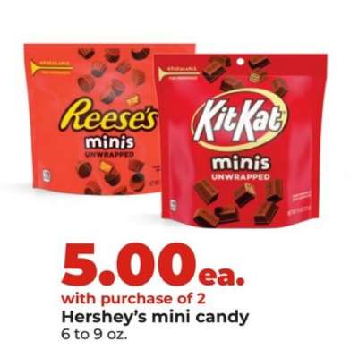 Hershey’s mini candy