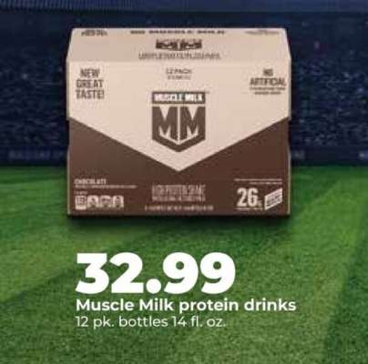 Muscle Milk protein drinks