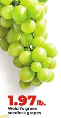 Welch’s green seedless grapes