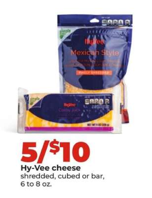 Hy-Vee cheese
