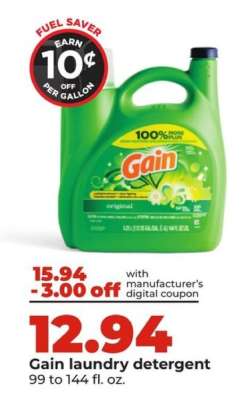 Gain Laundry Detergent