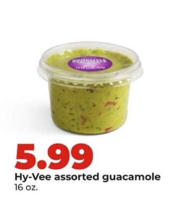 Hy-Vee assorted guacamole