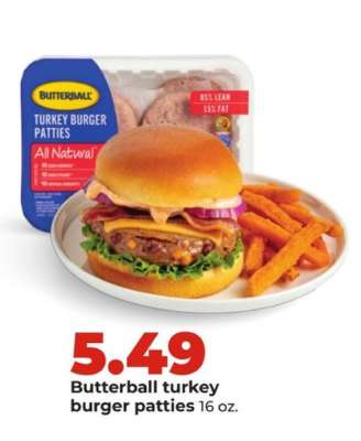 Butterball Turkey Burger Patties