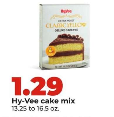 Hy-Vee cake mix