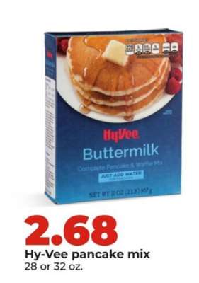 Hy-Vee pancake mix