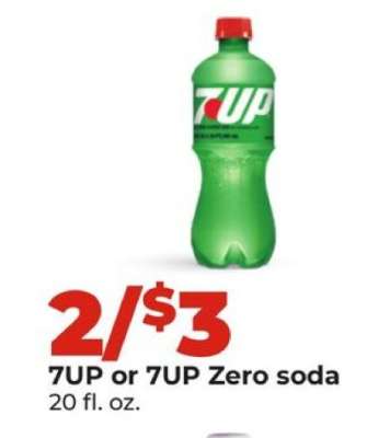 7UP or 7UP Zero soda