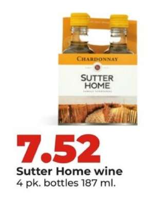Sutter Home Wine