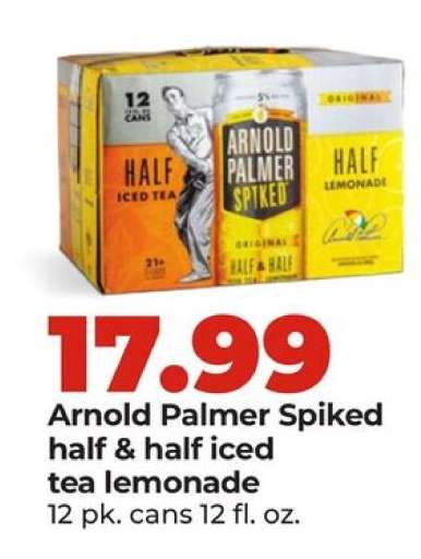Arnold Palmer Spiked half & half iced tea lemonade