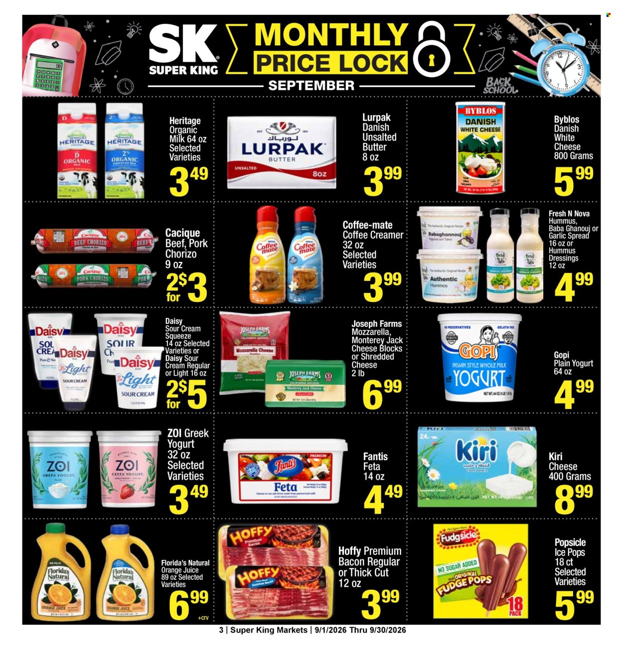 Super King Markets ad - 09/01/2026 - 09/30/2026. Page 3