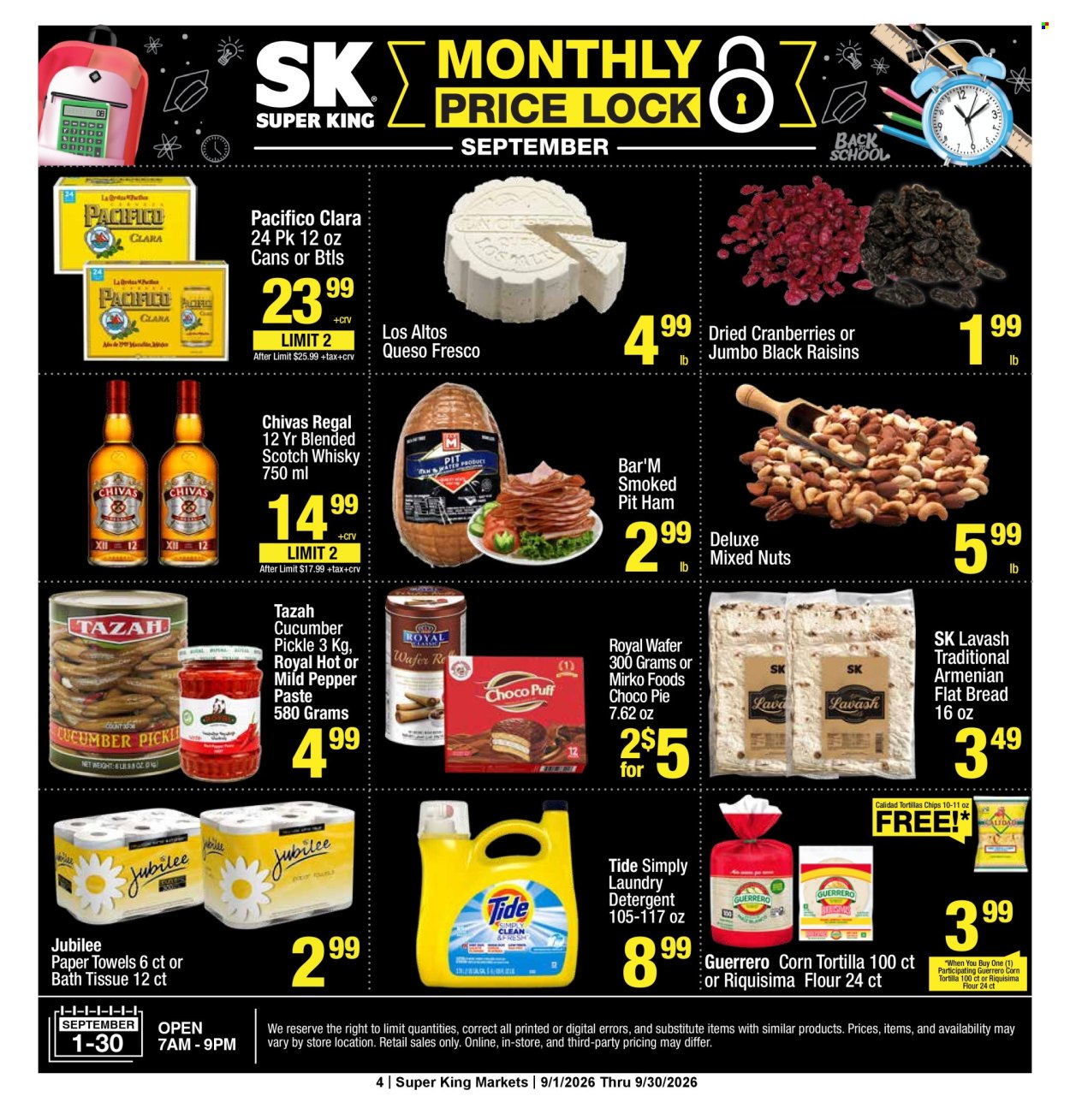 Super King Markets ad - 09/01/2026 - 09/30/2026. Page 4