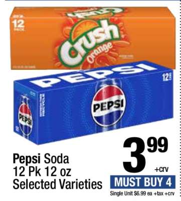 Pepsi soda