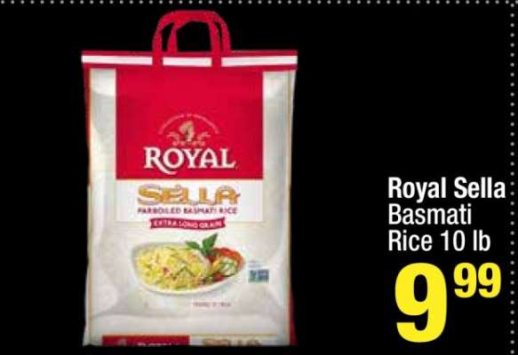 Royal Sella Basmati Rice 10 lb