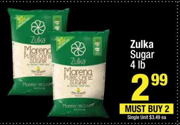 Zulka Sugar 4 lb