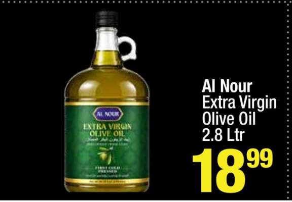Al Nour Extra Virgin Olive Oil 2.8 Ltr