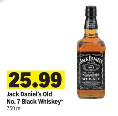 Jack Daniel's Old No. 7 Black Whiskey*