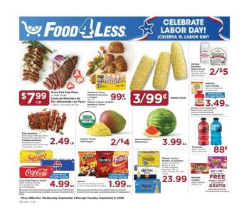 Food 4 Less Flyer - 09/02/2026 - 09/08/2026.
