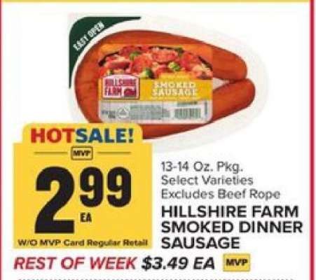Hillshire Farm Smoked Dinner Sausage