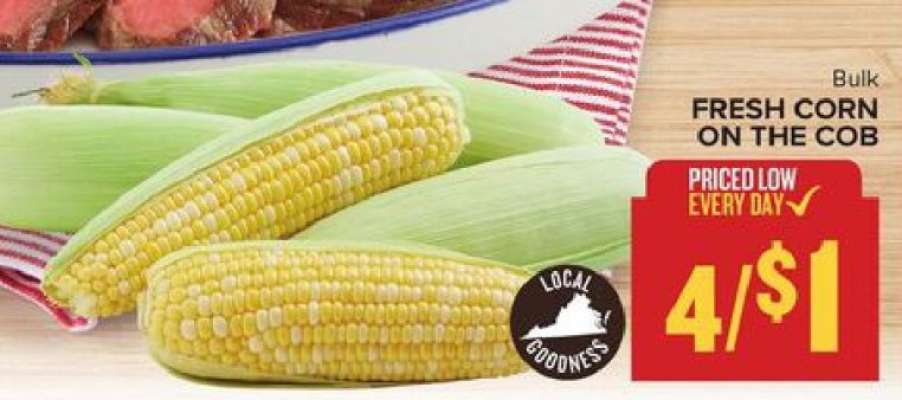 FRESH CORN ON THE COB