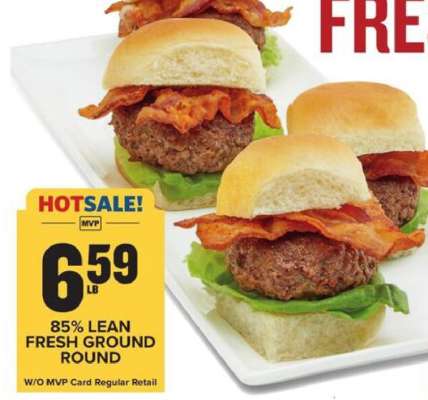 85% Lean Fresh Ground Round