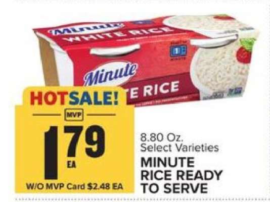 Minute Rice Ready to Serve