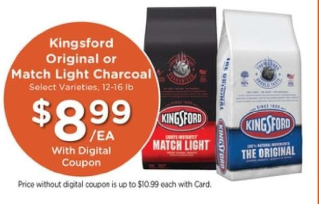 Kingsford Original or Match Light Charcoal