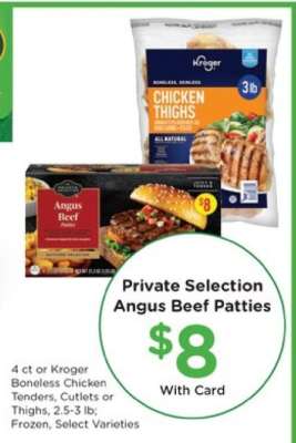 Private Selection Angus Beef Patties