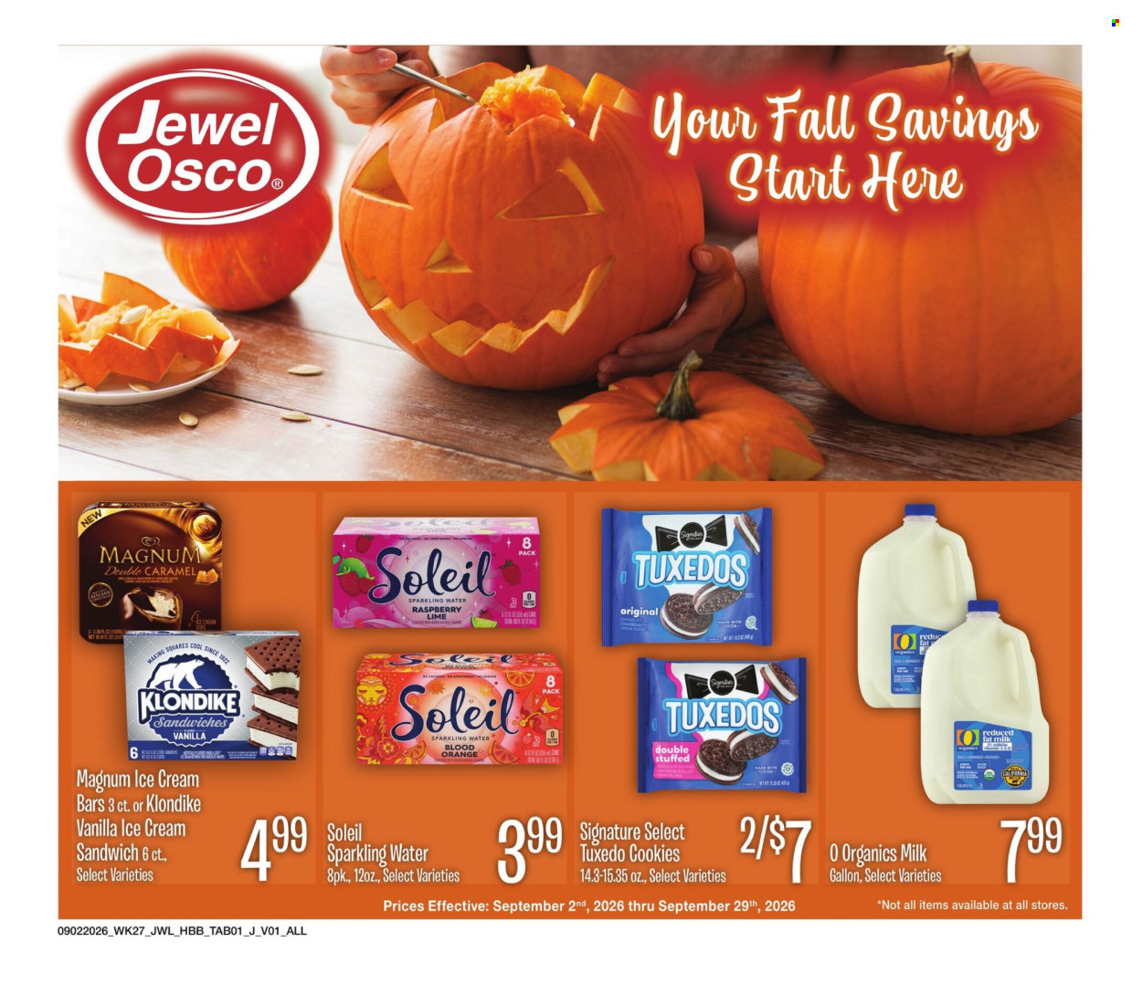 Jewel Osco ad - 09/02/2026 - 09/29/2026. Page 1