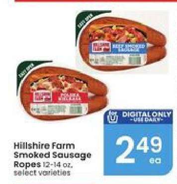 Hillshire Farm Smoked Sausage Ropes