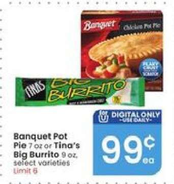 Banquet Pot Pie or Tina's Big Burrito