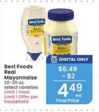 Best Foods Real Mayonnaise