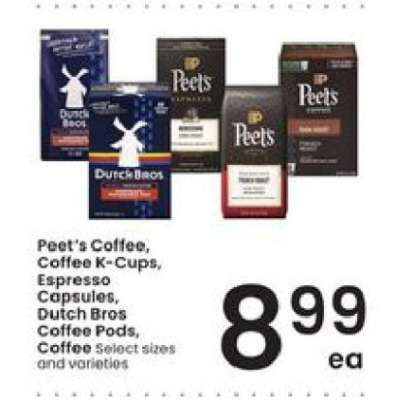Peet's Coffee, Coffee K-Cups, Espresso Capsules, Dutch Bros Coffee Pods