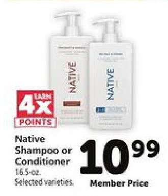 Native Shampoo or Conditioner