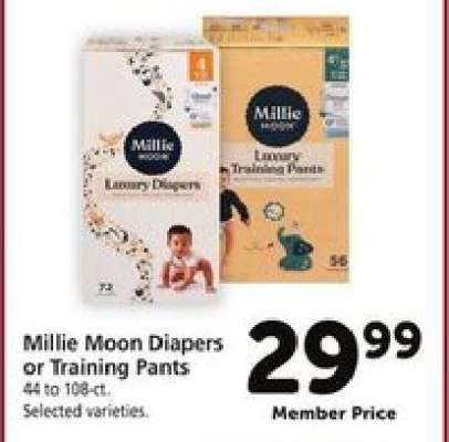 Millie Moon Diapers or Training Pants